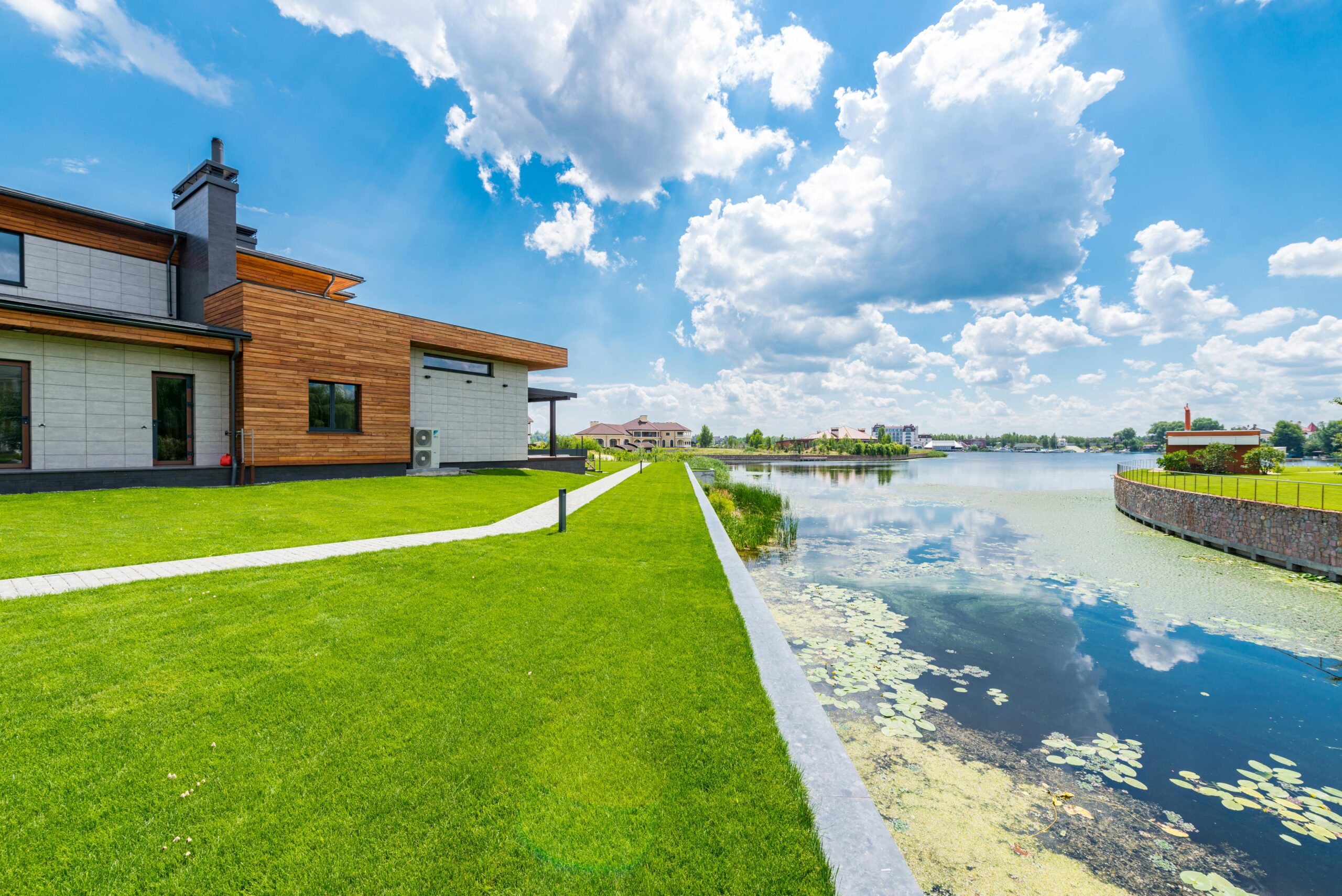 Architectural photo of an ultra-luxury residential property, representing fractional ownership of the asset.